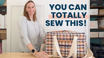 The Doable Duffel | Beginner-friend bag pattern!