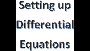 Differential Equations Video 2