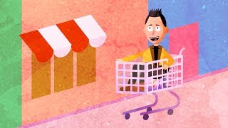 I ROAM THIS CITY IN A SHOPPING CART! (Animation) (12K special)