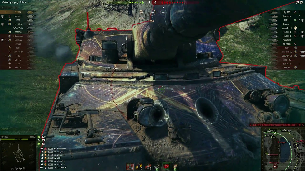 World Of Tanks T110e5 10k Damage 7 Kills Ace Tanke Map Lakeville Pc Gtx 60fps Youtube
