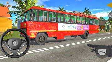 Indian Sleeper Bus Simulator | Tata Bus Driving - City Bus Games - Android Gameplay |