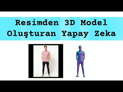 Yapay zeka yardımı ile resimden 3D karakter modeli oluşturma