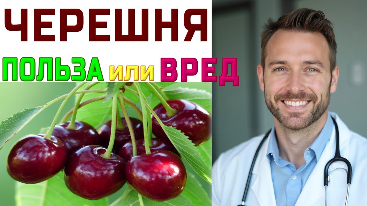 🍒 ЧЕРЕШНЯ 🍒 ЛЕЧЕБНЫЕ СВОЙСТВА И ПРОТИВОПОКАЗАНИЯ ДЛЯ ОРГАНИЗМА