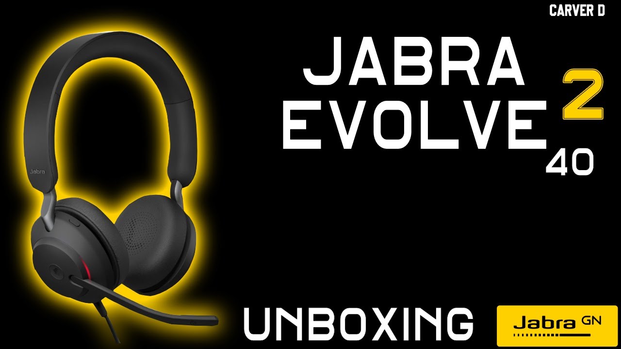 Jabra Evolve2 40 - Unboxing