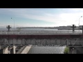 Окрестности Нижнекамского водохранилища, плотина ГЭС и прибытие на станцию Набережные Челны