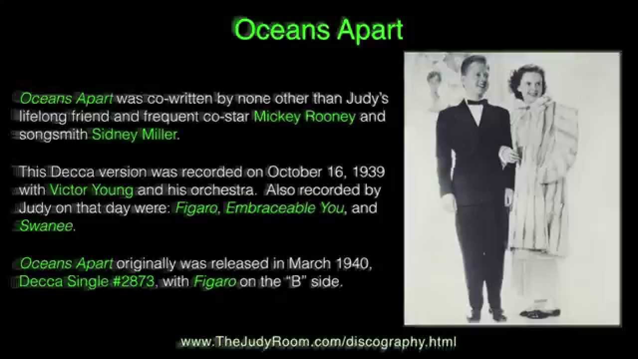 The Judy Garland Souvenir Album "Oceans Apart" YouTube