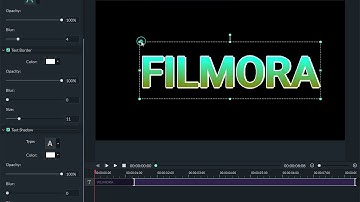 HOW TO USE FILMORA 9 creating a 3D text