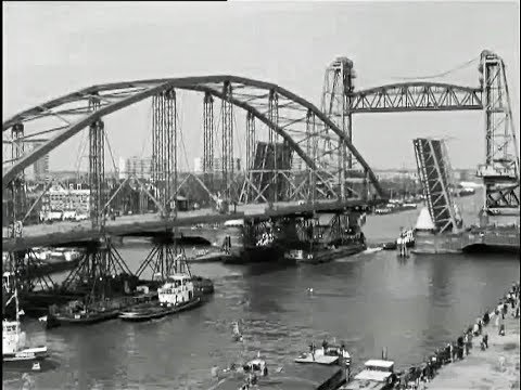 1967 Transport boogbrug voor Papendrecht