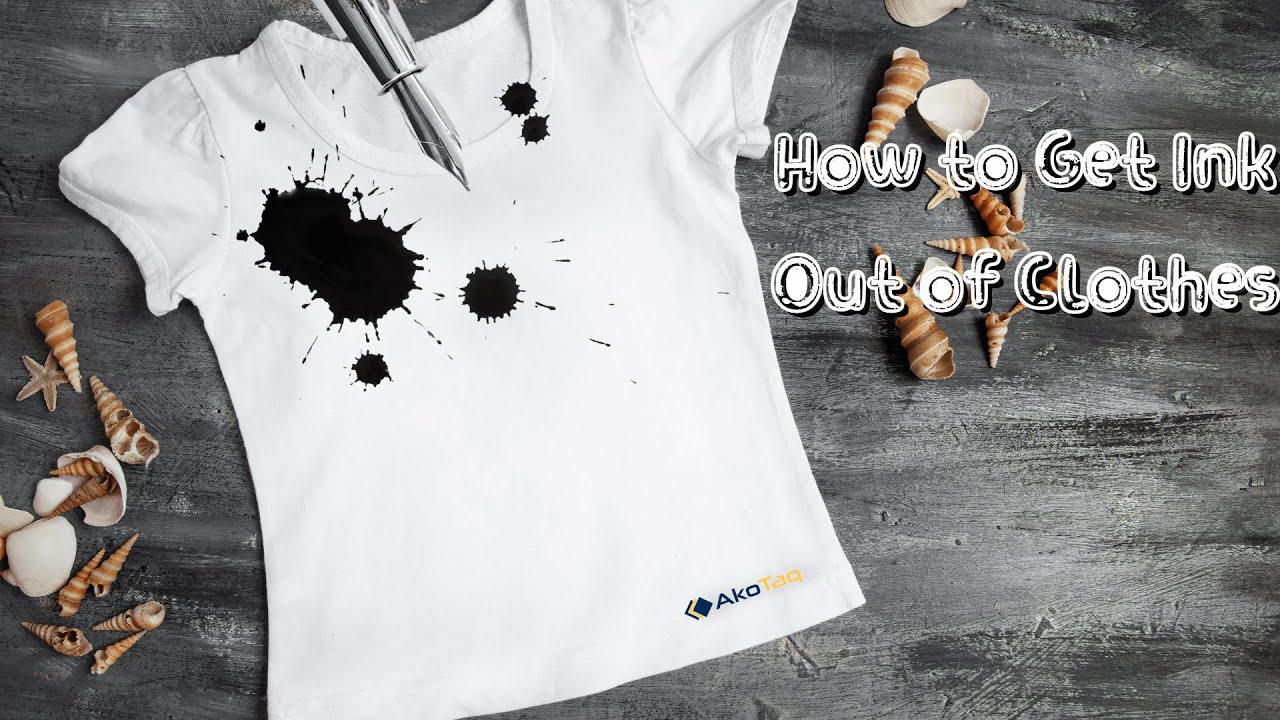 How To Get Ink Out Of Clothes YouTube