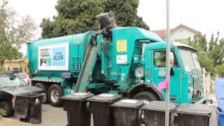 L.A.'s 1st Amrep 'N3' Automated Garbage Truck