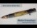 Spalted Maple Bolt Action Bullet Pen Spalted Maple Bolt Action Bullet Pen