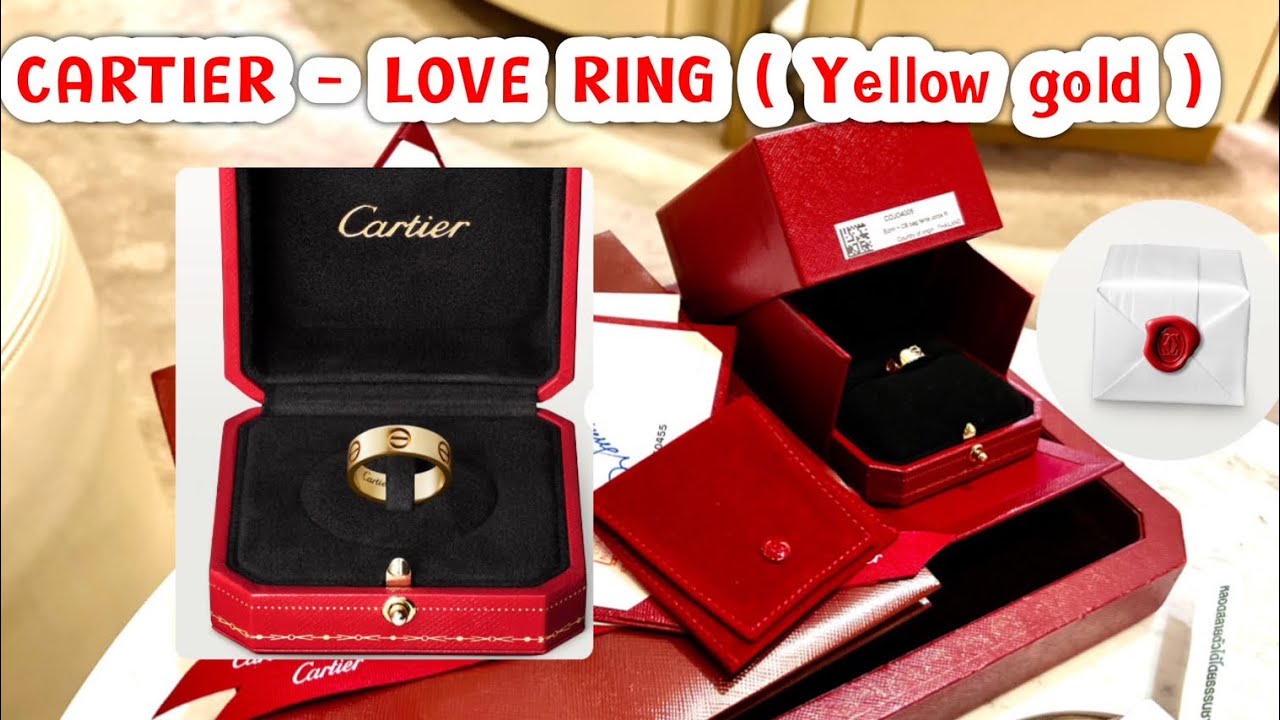 REVIEW | แหวน Certier - LOVE RING ( Yellow gold ) 2022 💗