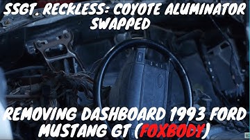 Ssgt  Reckless Mustang Build Dash Board Removal video#11 by Folleh Shar Tamba