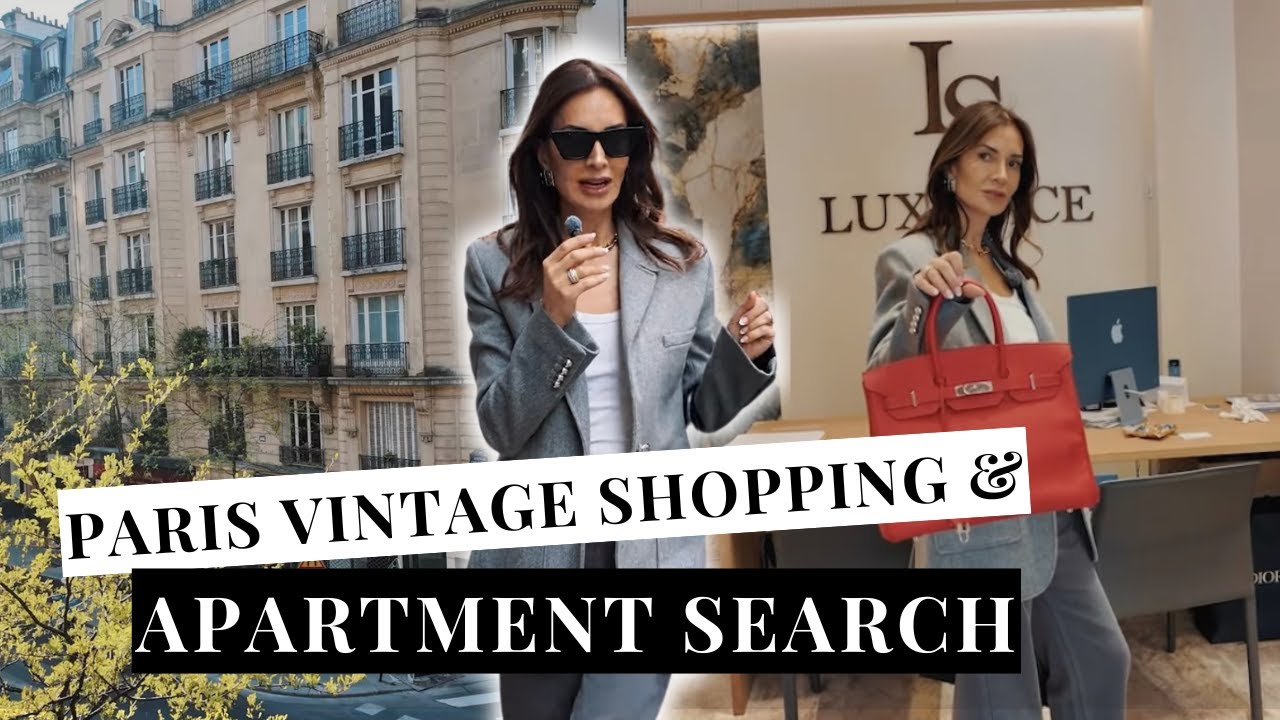 Vintage Shopping in Paris + Touring a Paris Apartment!
