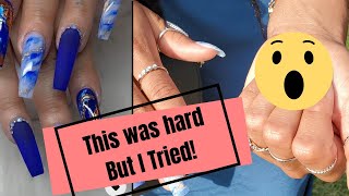 Marble Nail Art | What she Wanted VS What she Got! PT:2