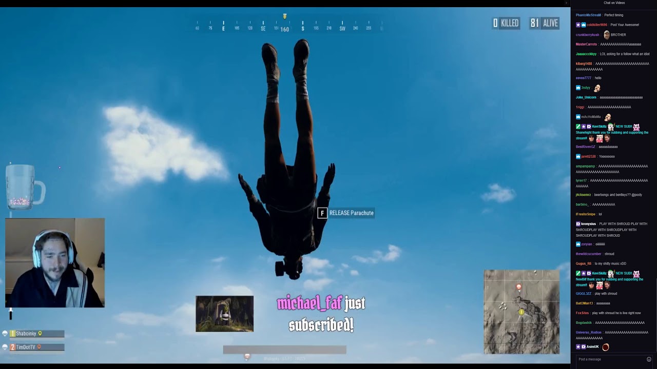 Post Malone third stream on Twitch