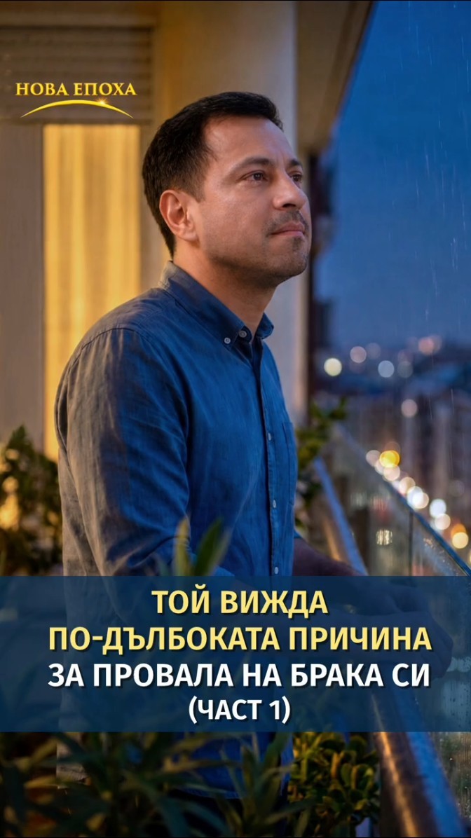 Той вижда по-дълбоката причина за провала на брака си (част 1)