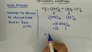 Octal Division - Digital Circuits and Logic Design