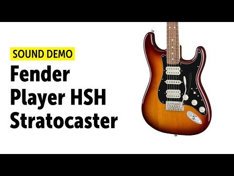 Fender Player HSH Stratocaster - Sound Demo (no talking) - YouTube