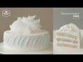 솜사탕을 올린 파스텔 생크림 케이크 만들기 : Cotton Candy Cake Recipe - Cooking tree 쿠킹트리*Cooking ASMR