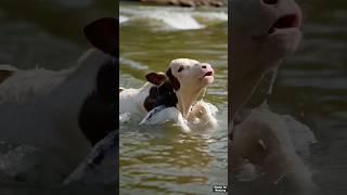 Army Officer Saved The Life Of A Calf🐮| #cow #army #rescueanimals #ai #emotional #saveanimals