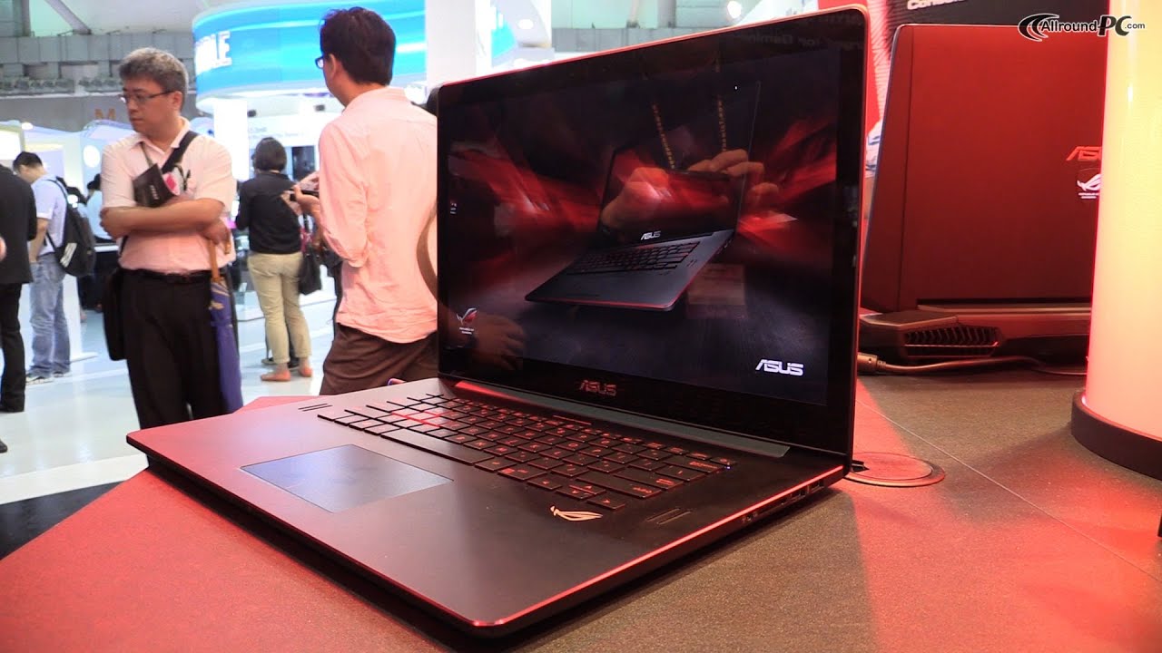 computex ASUS ROG GX500 Gaming Notebook 4K - YouTube