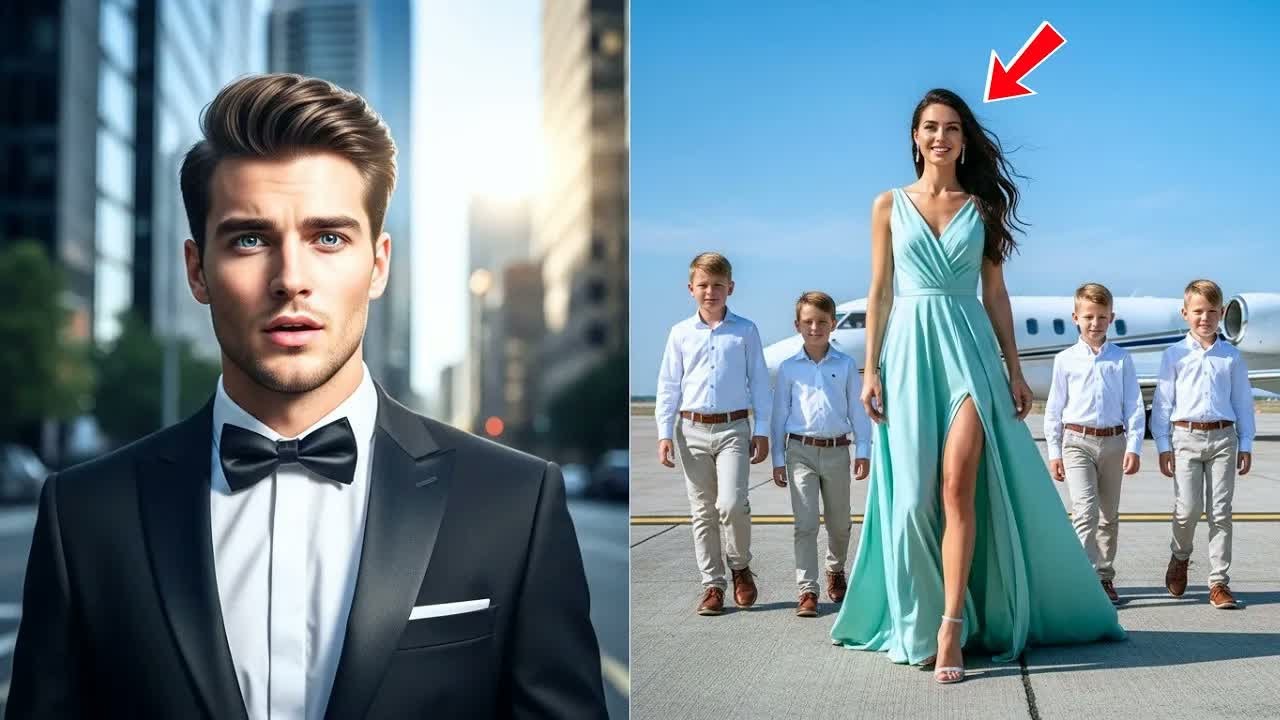 Il Milionario Caccia La Moglie Incinta, Dopo 5 Anni Lei Torna Con Quattro Gemelli Sorprendenti