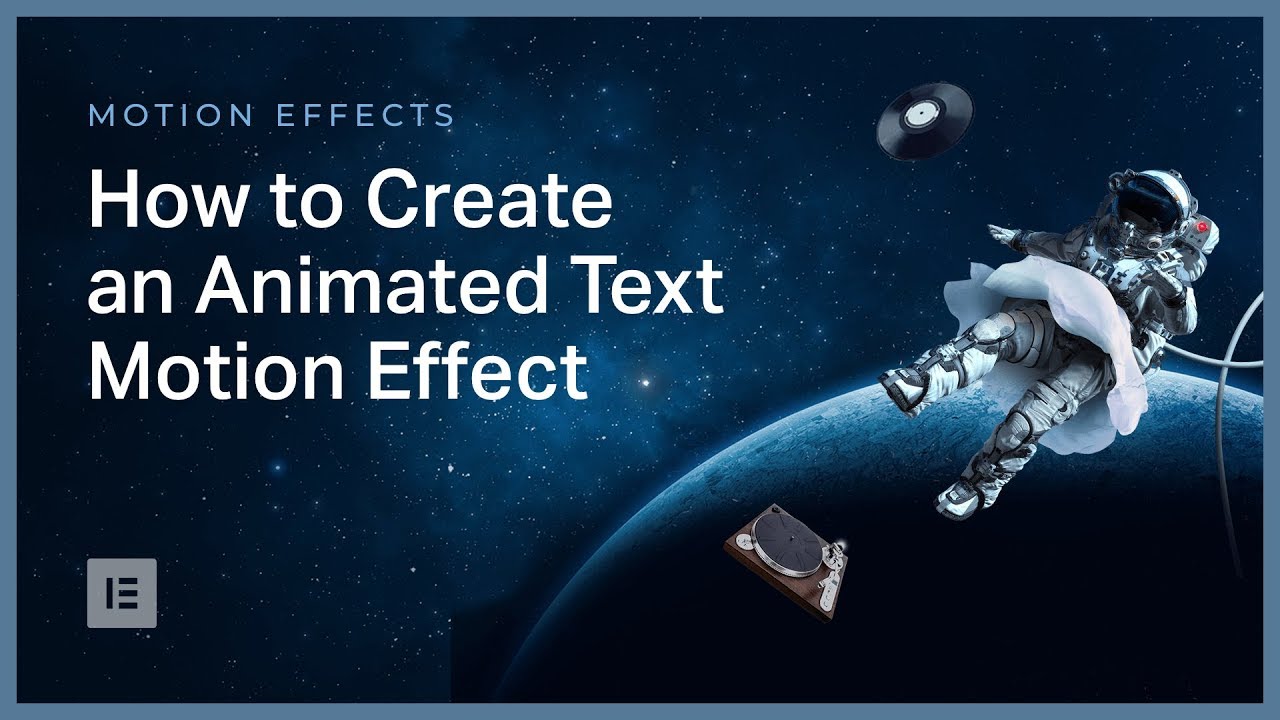 Advanced Tutorial: How to Create an Animated Text Effect in Elementor -  YouTube