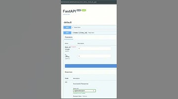 Автоматическая swagger документация для http ручек в FastAPI