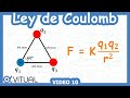 ⚡ Ley de Coulomb (Triángulo Equilátero ► Ejercicio de 3 cargas)