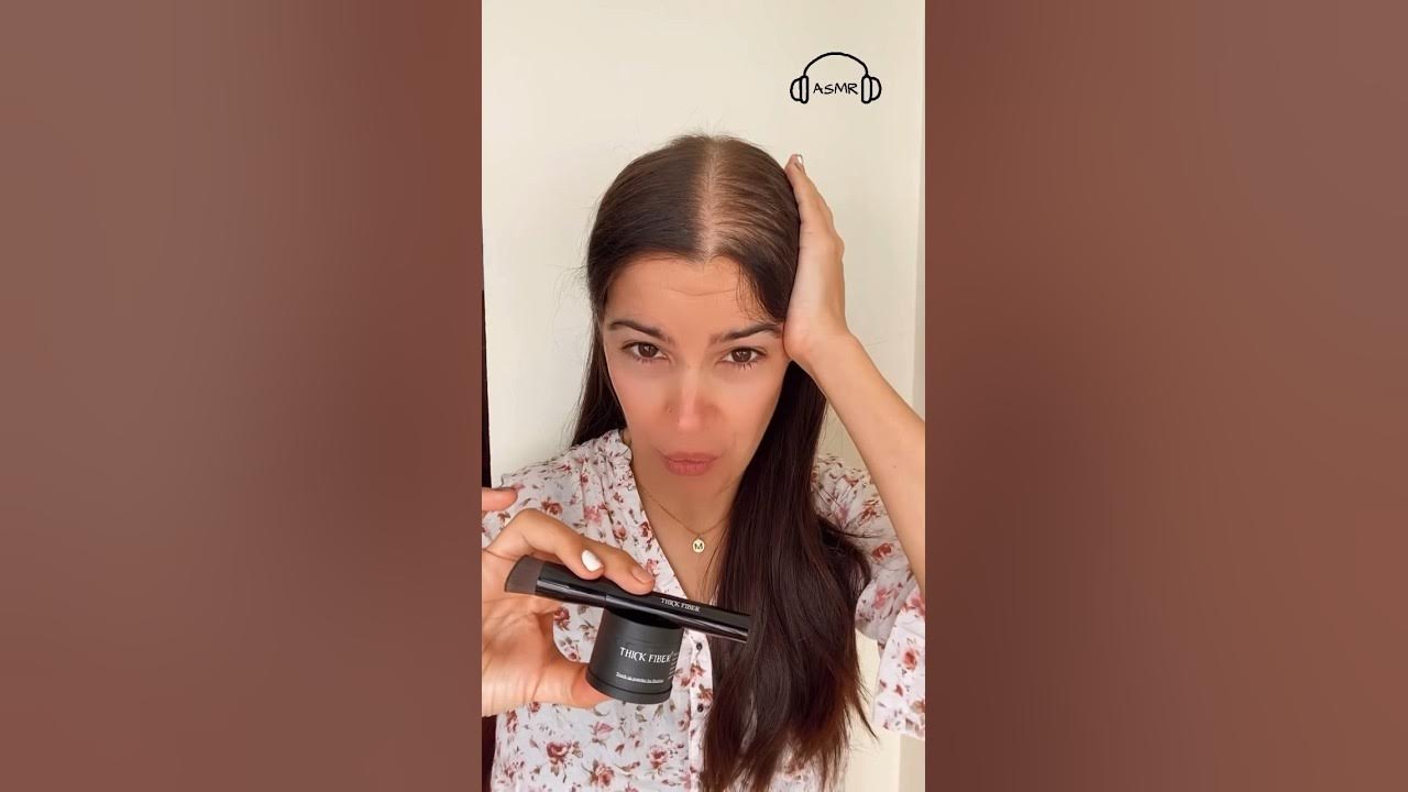Hairline Powder for Thin and Grays, Root touch up & cover up by THICK FIBER #roottouchup #hair Hairline Powder for Thin and Grays, Root touch up & cover up by THICK FIBER #roottouchup #hair