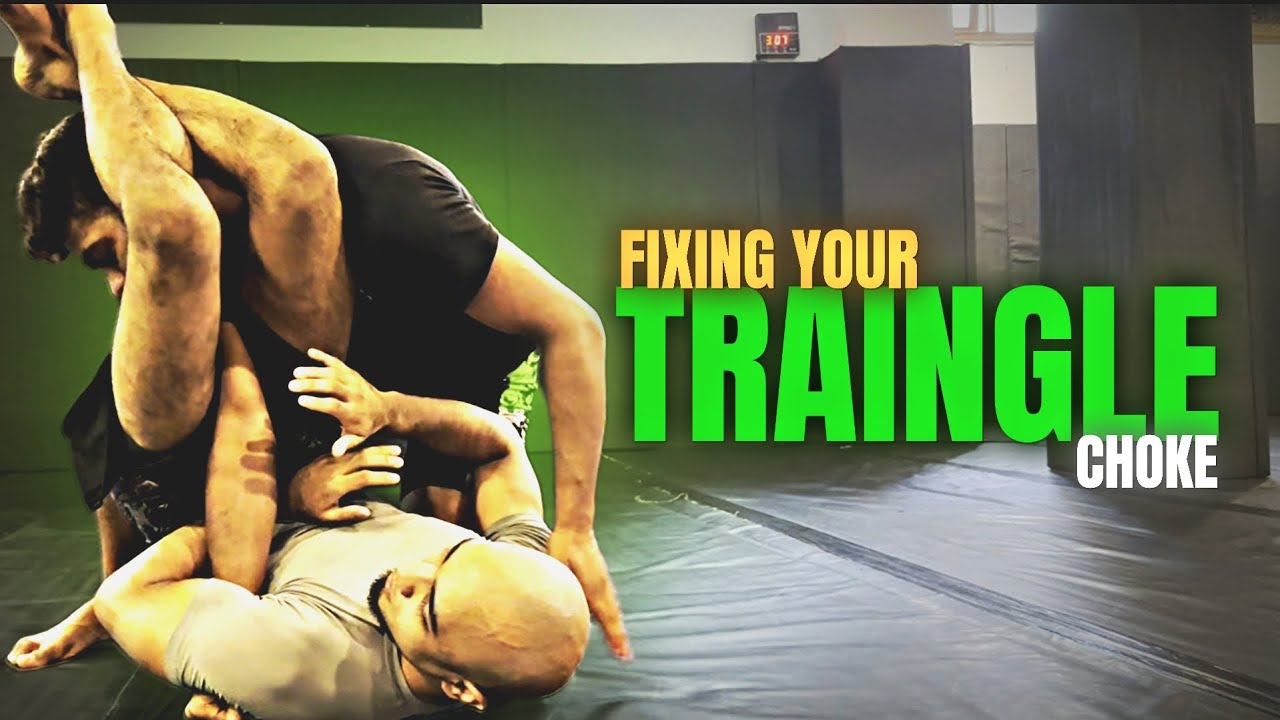 Fixing your triangle choke at Crosstrain Fight Club 