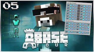 Minecraft FACTIONS Base Tour - BEST OP ARMOR BASE - Ep. 5 ( Minecraft Base School )