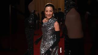 Once upon a time, #MichelleYeoh gave us everything at the #Oscars glambot.✨ #shorts