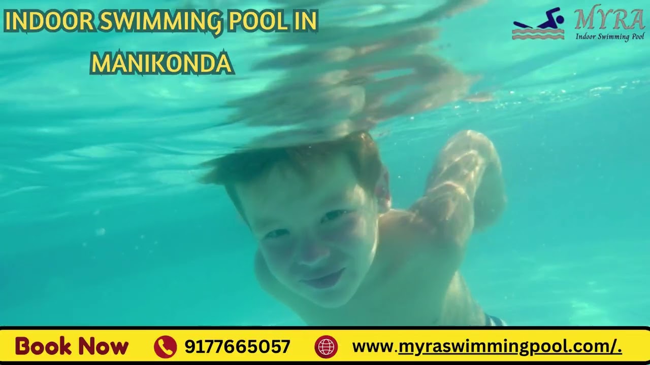 Clean and Safe Temperature Controlled Indoor Swimming Pool in Manikonda | Myra Swimming Pool