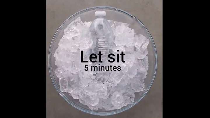 How to freeze something instantly | Instant ice #ice #experiments #diy #instant ice