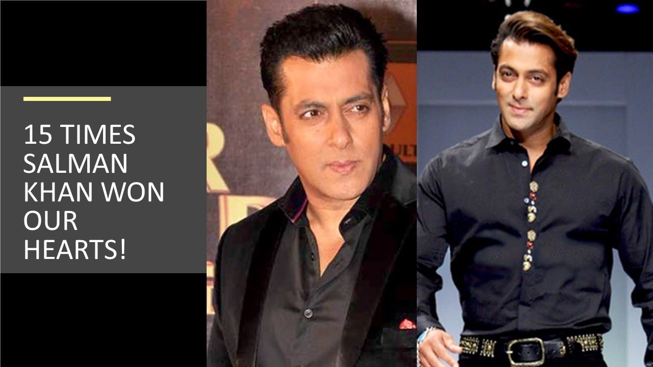 15 Times Salman Khan Won Our Hearts Salu Bhai Funny Interviews Youtube