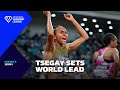 Gudaf tsegay runs thirdfastest 1500m of all time in xiamen  wanda diamond league 2024