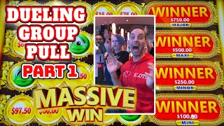 DUELING GROUP SLOT PULL  Money Mania CLEOPATRA ➥Pt.1