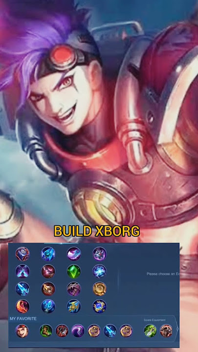 Build Item And Emblem Hero Xborg Mobile Legend 2023 #mlbb #mobilelegends #ml