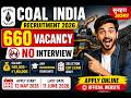Coal India MT Recruitment 2026 | 660 Vacancies | Salary ₹1.8 Lakh | No Interview | Apply Online