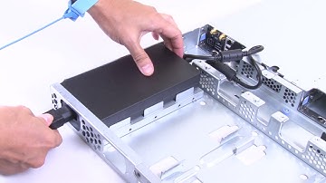 Lenovo ThinkSystem SE350 installing a power supply