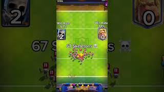 67 Larrys vs Golden Knight #clashroyale