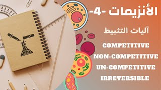 Enzymes -4- inhibition (Competitive, Non-competitive & Uncompetitive) - شرح الأنزيمات بالعربي