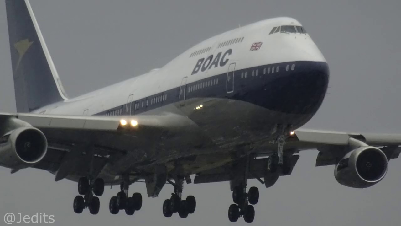 BOAC Livery on G-BYGC 