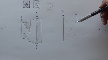 two point perspective part 2  letters