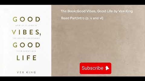 First Video | Good Vibes, Good Life | Intro Part | v and vi