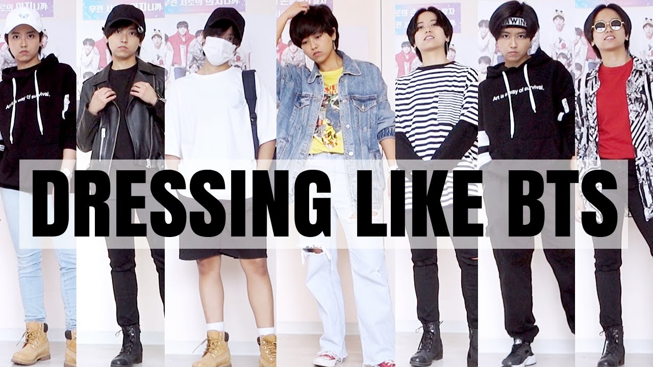 BTS Inspired Outfits (Gender Neutral) | BTS Fashion Lookbook - YouTube