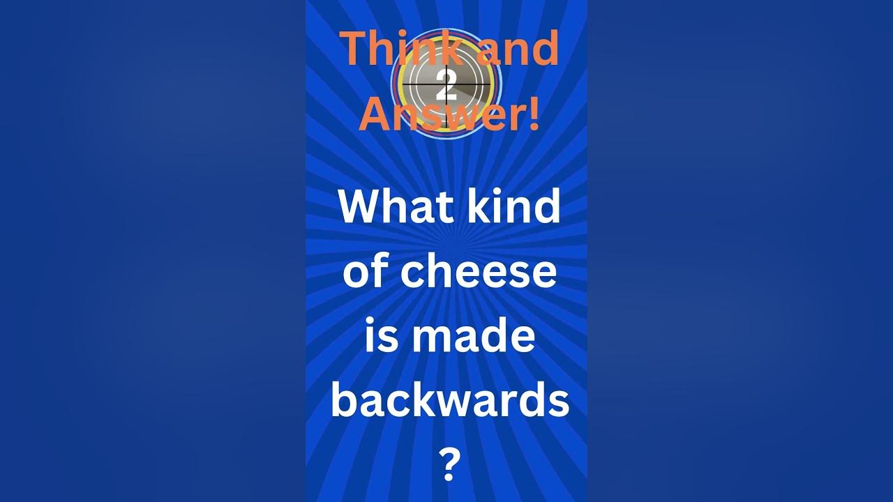 What kind of cheese is made backwards? YouTube