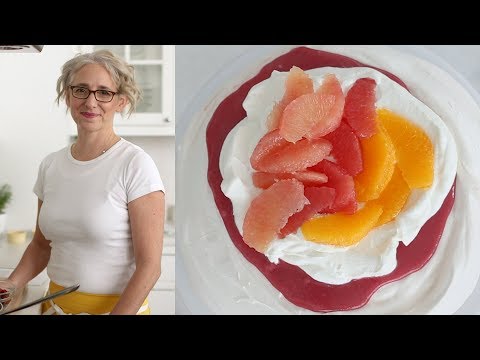 Video: Cranberry-Curd-dan-Citrus Pavlova